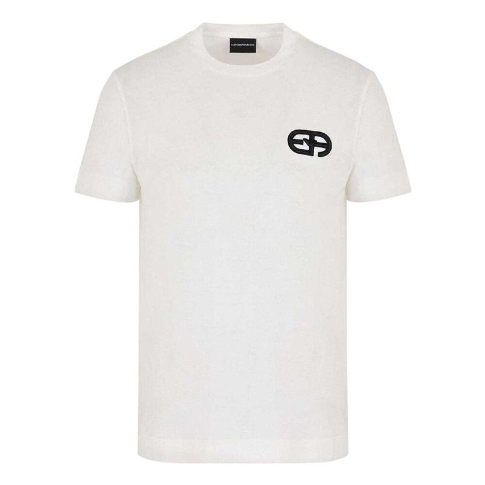 Emporio Armani EA7 Mens Eagle Regular T-Shirt / White